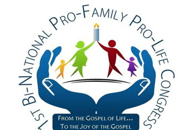Logo for bi national profamily and prolife congress Credit elpasolife2015org CNA