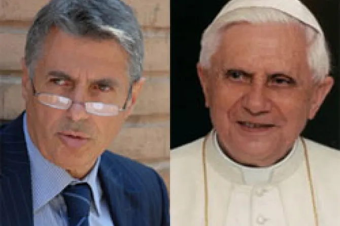 Luigi Frati Pope Benedict XVI CNA Vatican Catholic News 12 1 10
