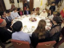 Lunch with Pope Benedict XVI. 