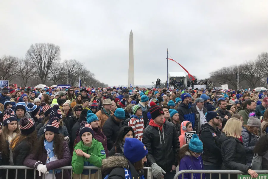 Crowds at the 2019 March for Life, Washington, DC. ?w=200&h=150