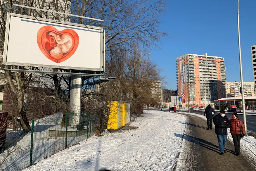 A pro-life billboard in Poland sponsored by the Our Children Foundation - Education, Health, Faith. Photo credits: Archive.?w=200&h=150