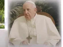 Pope Francis delivers his International Day of Human Fraternity message Feb. 4, 2021. Screengrab from Vatican YouTube channel.