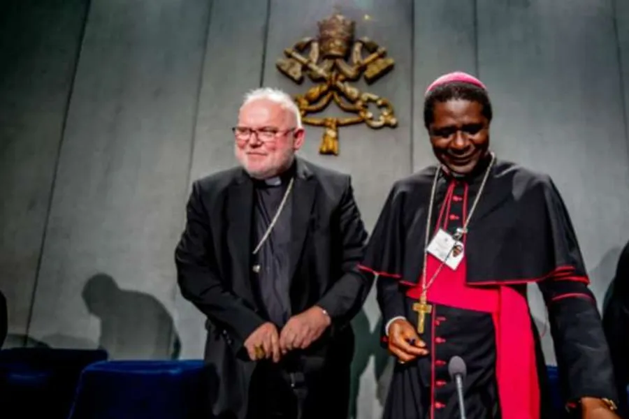 Bishop Andrew Nkea Fuanya at a Vatican press briefing, Oct. 24, 2018. ?w=200&h=150