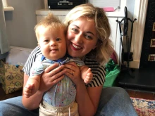 Máire Lea-Wilson with her son, Aidan.