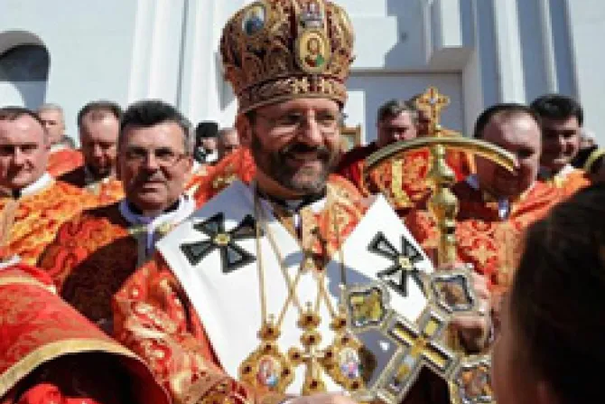Major Archbiship Sviatoslav Shevchuk Photo Credit Ukrainian Greek Catholic Church CNA US Catholic News 3 29 11