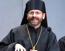 Major Archbishop Sviatoslav Shevchuk speaks at a March 31 Vatican press conference?w=200&h=150