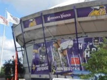 Mall of America Field at Hubert H. Humphrey Metrodome in Minneapolis, current home of the Minnesota Vikings. 