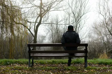Man alone on bench Credit Cristina Nixau Shutterstock CNA