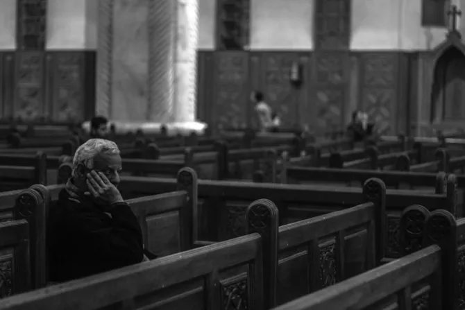 Man in church Credit Mosaab Elshamy via Flickr CC BY NC SA 20 CNA