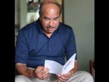 Manny Yrique prays the Rosary for the U.S. 