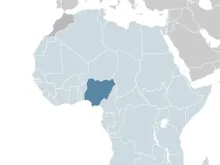 Map of Nigeria.