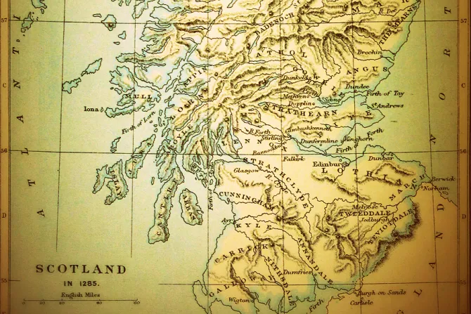 Map of Scotland Credit UConn Libraries MAGIC via Flickr CC BY NC 20 filter added CNA 12 9 15