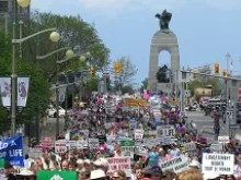 March for Life 2013 in Ottawa, Canada. 