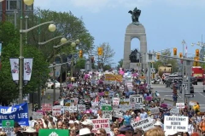 March for Life 2013 in Ottawa Canada Credit Peter Baklinski of LifeSiteNewscom CNA Catholic News 5 10 13