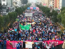 March for Life in Lima, Peru, May 5, 2018. 