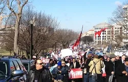 March for Marriage participants outside the Supreme Court in Washington D.C. on March 26, 2013. ?w=200&h=150