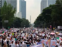 March for the Family in Mexico, Sept. 24, 2016. 