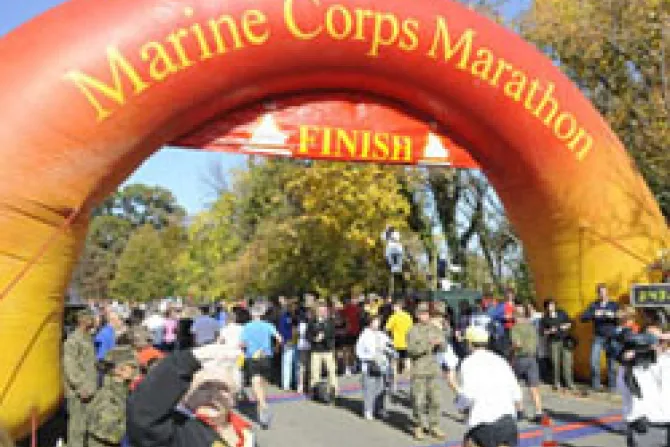 Marine Corp Marathon CNA US Catholic News 10 12 10