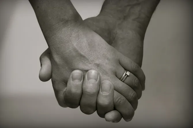 Marriage Couple holding hands Credit scribbletaylor via Flickr CC BY NC 20 CNA 11 19 14