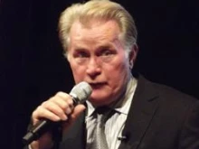 Martin Sheen speaks at the Basilica Shrine of the Immaculate Conception on Oct. 1, 2011