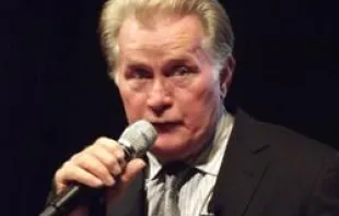 Martin Sheen speaks at the Basilica Shrine of the Immaculate Conception on Oct. 1, 2011 