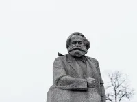Statue of Karl Marx in Moscow. 