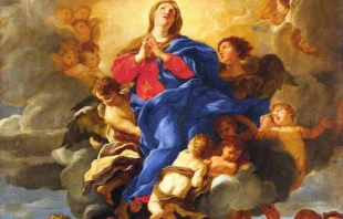 Mary. Artist Giovanni Battista Gaulli, Museu da Casa Brasileira. Wikimedia Commons.