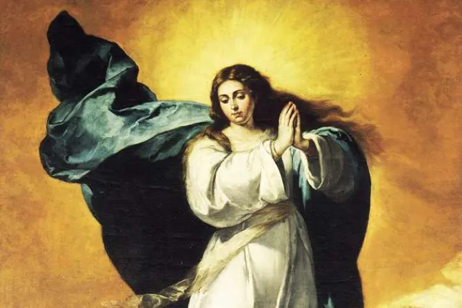Mary the Immaculate Conception La Colosal Public Domain Wikipedia CNA