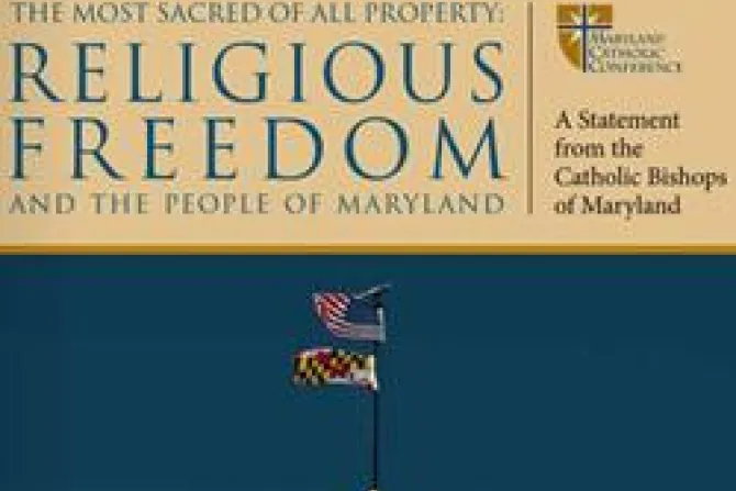 Maryland Catholic Conference logo Religious Freedom cover CNA US Catholic News 11 10 11