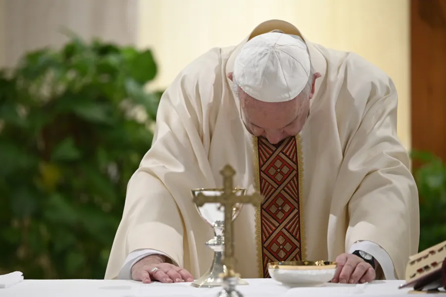 Pope Francis offers Mass in Casa Santa Marta on May 11, 2020. ?w=200&h=150