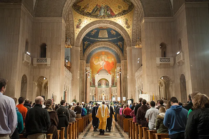 Mass for the feast of St. Thomas Aquinas at the Basilica of the National Shrine of the Immaculate Conception, Jan. 27, 2015. ?w=200&h=150