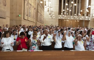 A Mass in recognition of all immigrants is celebrated at Cathedral of Our Lady of the Angels in Los Angeles. Credit: Photo courtesy of the Archdiocese of Los Angeles