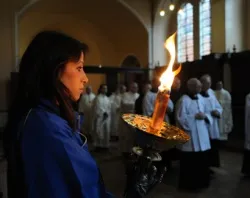 Mass to mark the presence of the Olympic Torch at St. Benedict in London. ?w=200&h=150