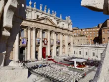 A canonization ceremony in St. Peter’s Square, Oct. 15, 2017.
