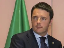 Matteo Renzi, prime minister of Italy, is seen at the headquarters of the European Commission, April 2, 2014. 