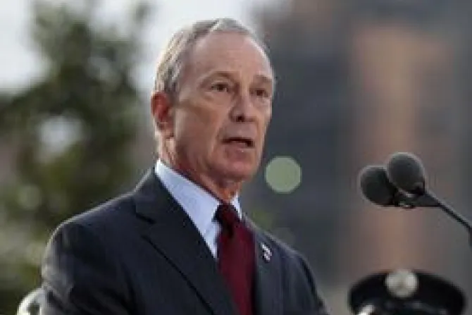 Mayor Michael Bloomberg speaks during the tenth anniversary ceremonies of the 911 terrorist attacks September 11 2011 Credit Noah K Murray Pool Getty Images Getty Images News