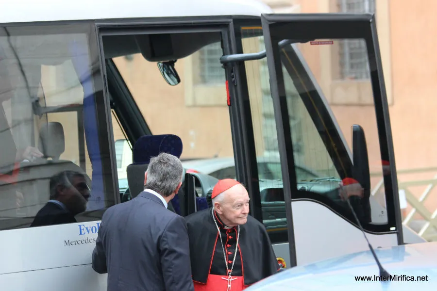 Then-Cardinal Theodore McCarrick arrives at the Vatican on March 5, 2013. ?w=200&h=150