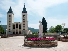 The Church of St. James in Medjugorje, Bosnia and Herzegovina. 