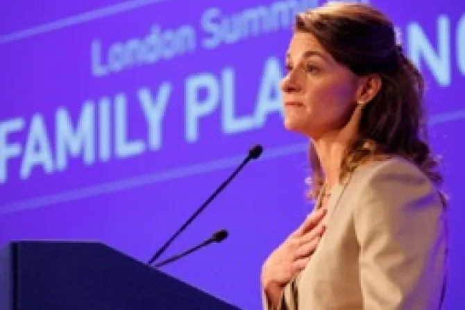 Melinda Gates speaking at the opening of the London Summit on Family Planning Credit UK Department for International Development CC BY SA 20 CNA Catholic News 7 12 12
