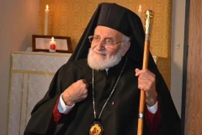 Melkite Greek Catholic Patriarch Gregorios III of Antioch Credit Aid to the Church in Need CNA Catholic News 1 20 14