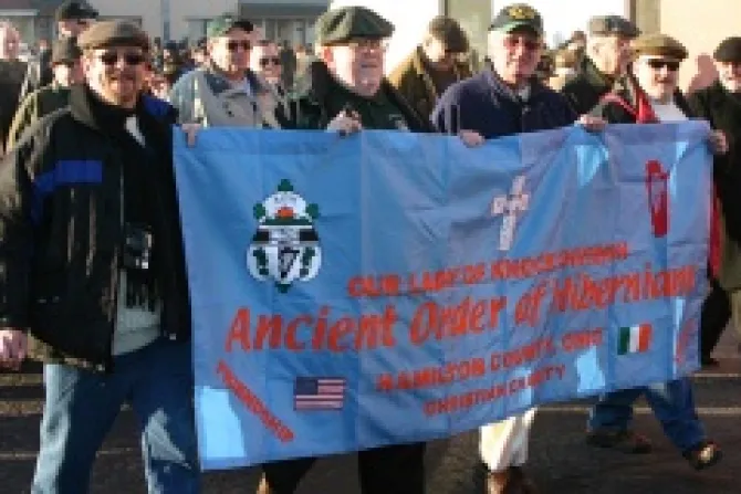 Members of the Ancient Order of Hibernians from hamilton County Ohio Credit Daniel OConnell Ancient Order of Hibernians CNA US Catholic News 3 15 13