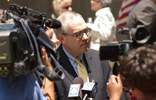 Michael P. Warsaw, Chairman of the Board and CEO of Eternal Word Television Network speaks with the press in this undated file photo. ?w=200&h=150