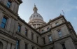 The Michigan capitol building in Lansing.