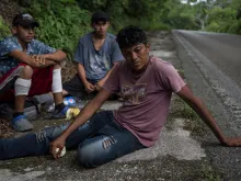 Migrants from Honduras on their way to the United States July 10, 2019. 