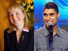 Moira Kelly and her son Emmanuel Kelly