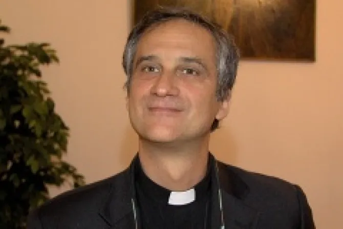 Mons Dario Edoardo Vigan director of Vatican TV Credit Estefania Aguirre CNA CNA US Catholic News 1 24 13