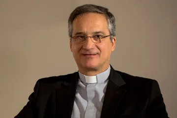 Monsignor Dario Edoardo Vigano Credit Daniel Ibanez CNA