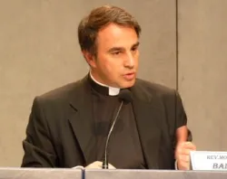 Monsignor Ettore Balestrero, the Holy See’s Under-Secretary for Relations with States, speaks at a July 18, 2012 press conference.?w=200&h=150
