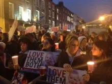 More than 10,000 people assembled at Dáil Éireann Dec. 4, 2012, to stand up for life and to tell Fine Gael and Enda Kenny to keep their pro-life promise. 