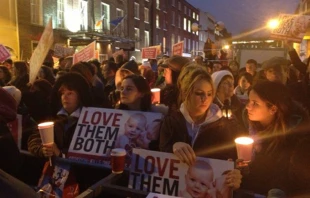 A pro-life rally held in Dublin, Dec. 4, 2012.   Youth Defence.